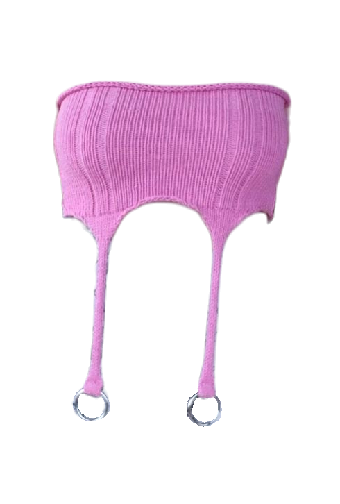 Suspender Top - Pink