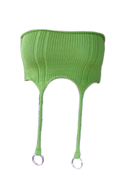 Suspender Top - Green