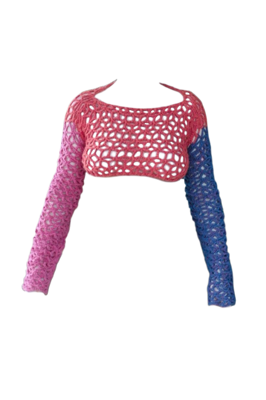 Flower Crochet Crop Top