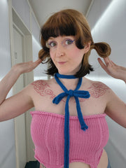 Mohair Skinny Neck Scarf