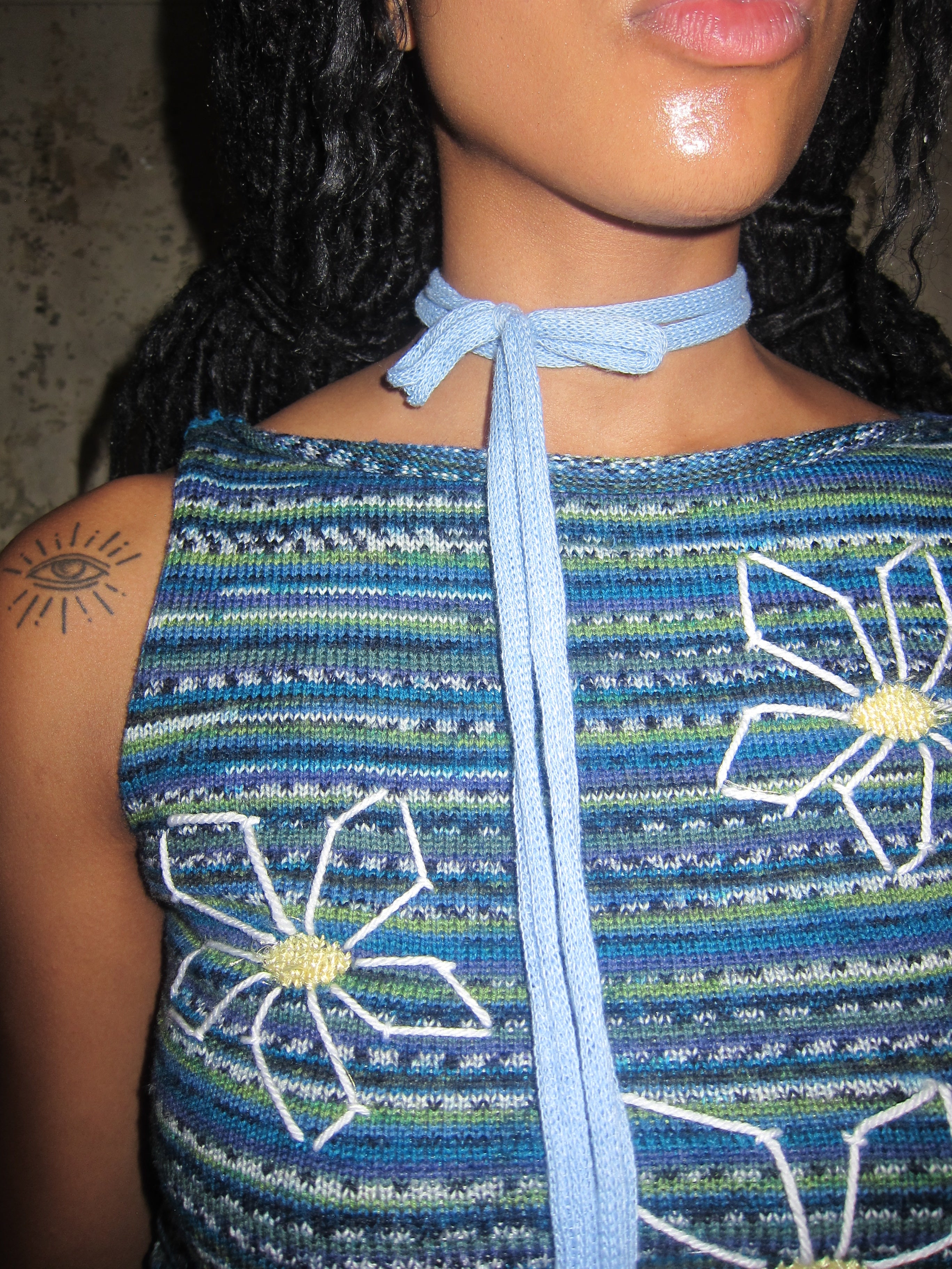 Cotton Skinny Neck Scarf