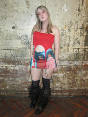 Suspender Top - Red