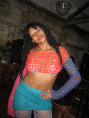 Flower Crochet Crop Top