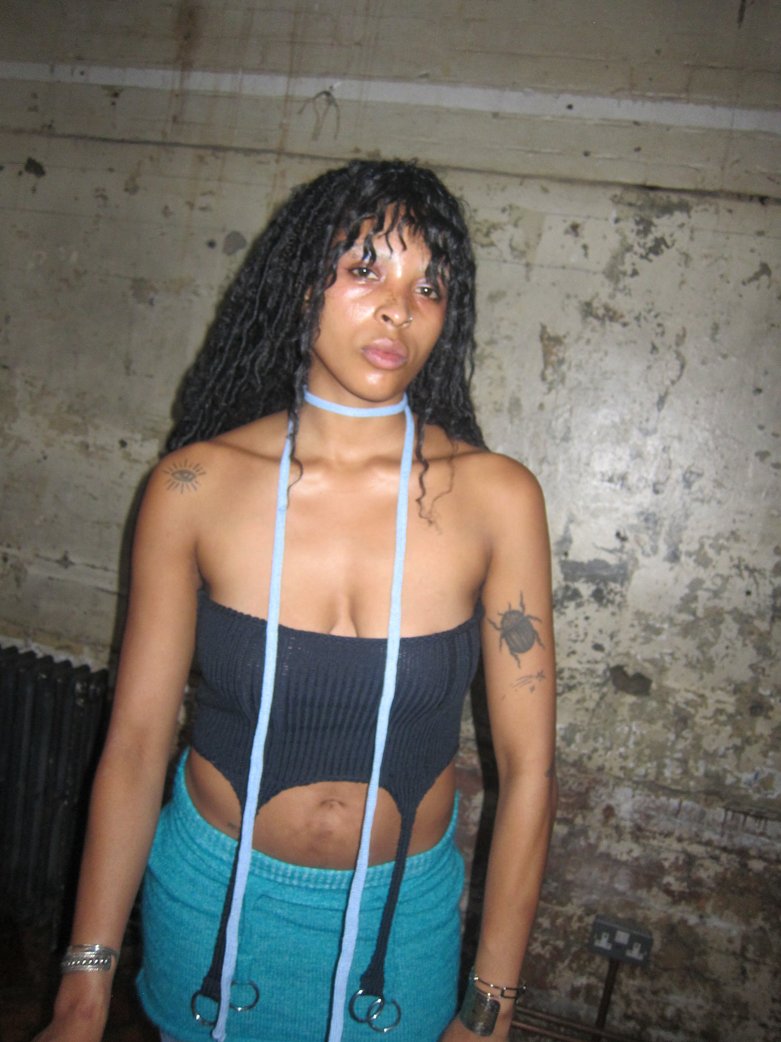 Suspender Top - Black